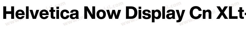 Helvetica Now Display Cn XLt字体转换